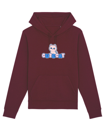 Cute cat Burgundy