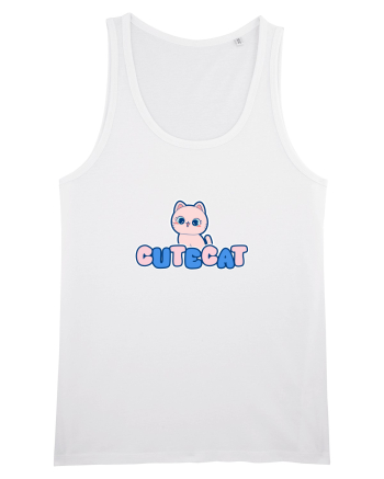 Cute cat White