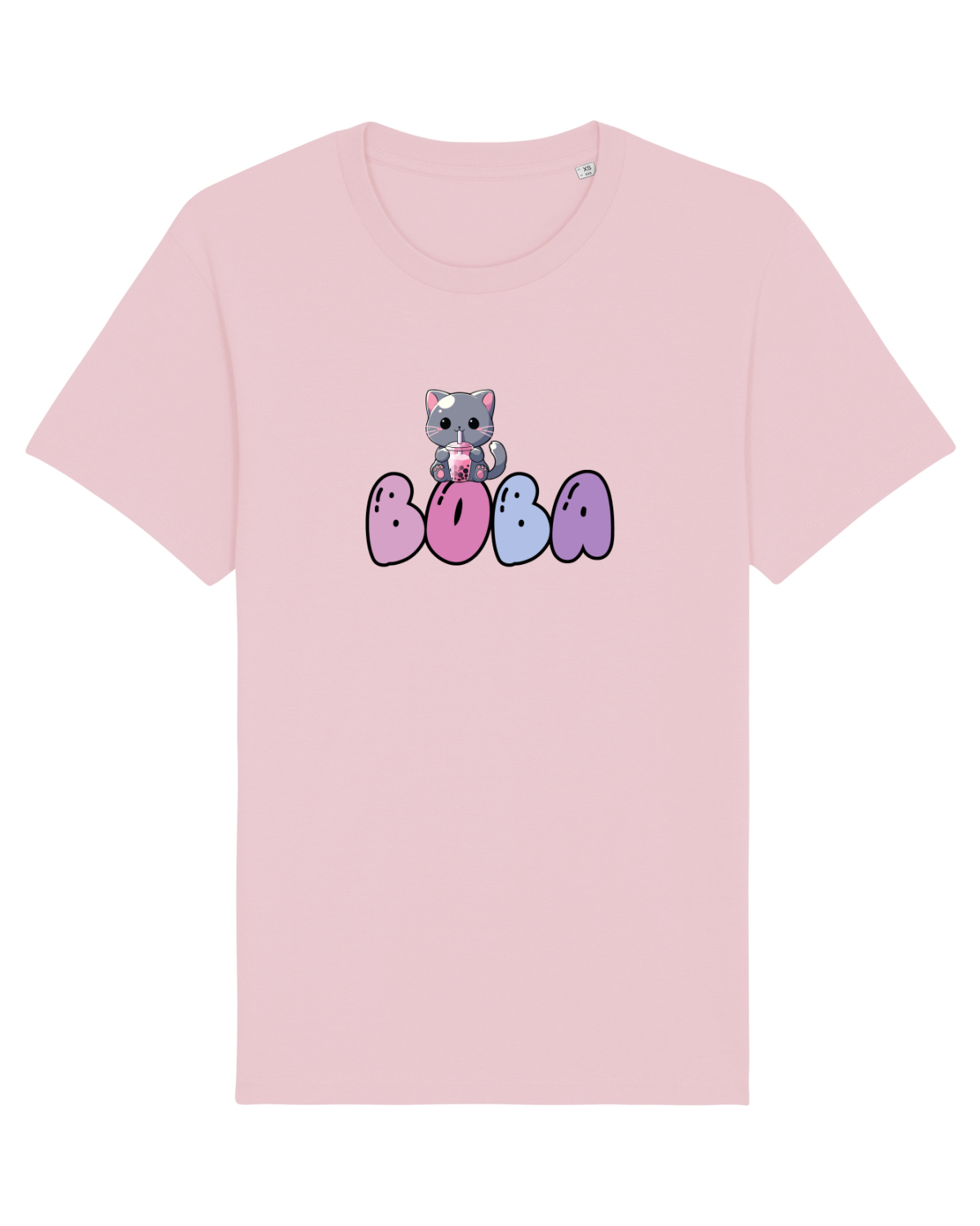 Tricou mânecă scurtă Unisex Rocker Cotton Pink