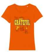Grateful Tricou mânecă scurtă guler larg fitted Damă Expresser