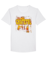 Grateful Tricou mânecă scurtă guler larg Bărbat Skater