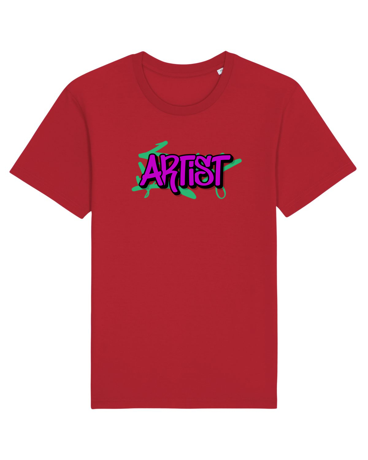 Tricou mânecă scurtă Unisex Rocker Red