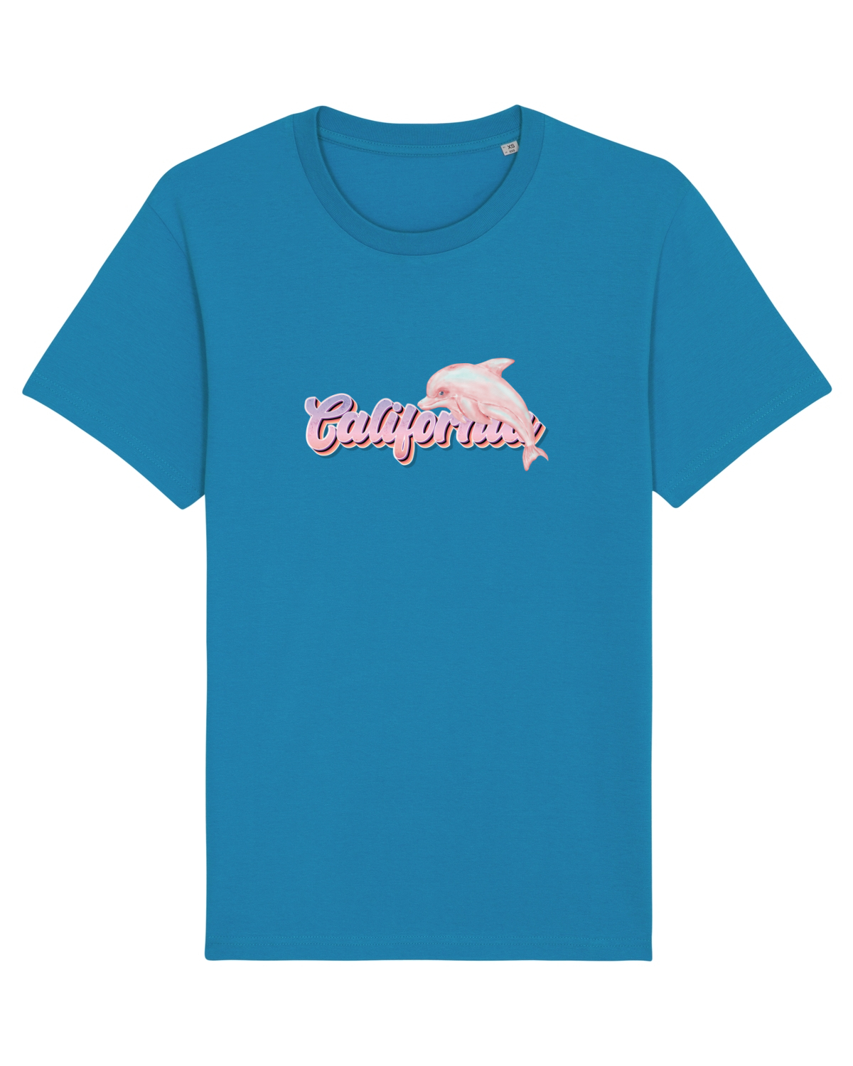Tricou mânecă scurtă Unisex Rocker Azur