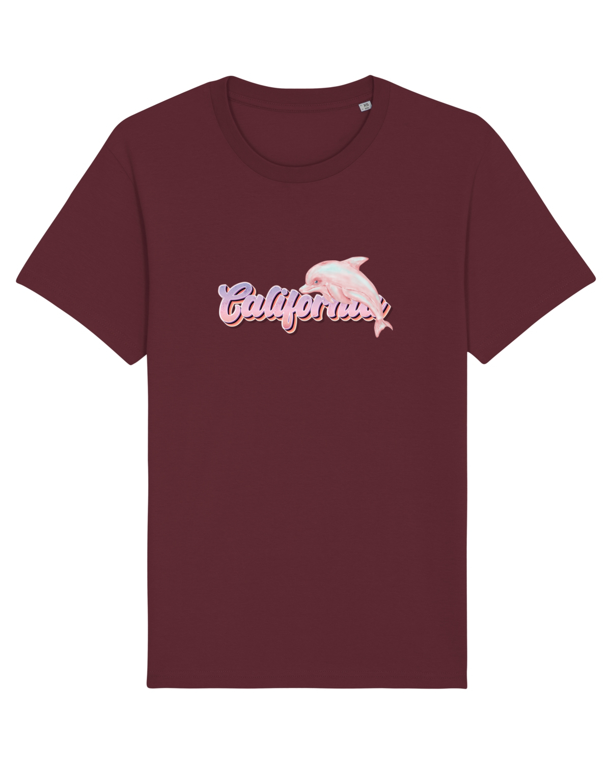 Tricou mânecă scurtă Unisex Rocker Burgundy