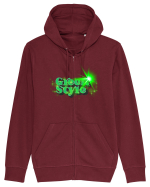 Green style Hanorac cu fermoar Unisex Connector