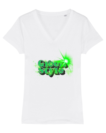 Green style White