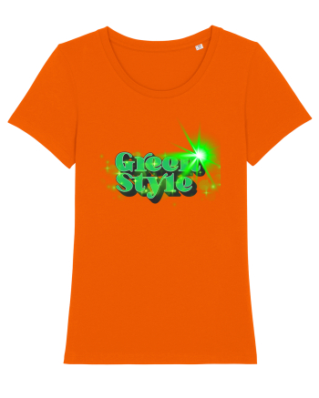 Green style Bright Orange