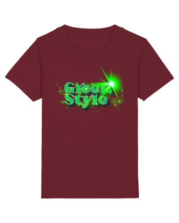 Green style Burgundy