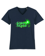 Green style Tricou mânecă scurtă guler V Bărbat Presenter