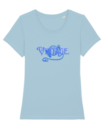 Vintage  Sky Blue