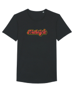 Nostalgie  Tricou mânecă scurtă guler larg Bărbat Skater