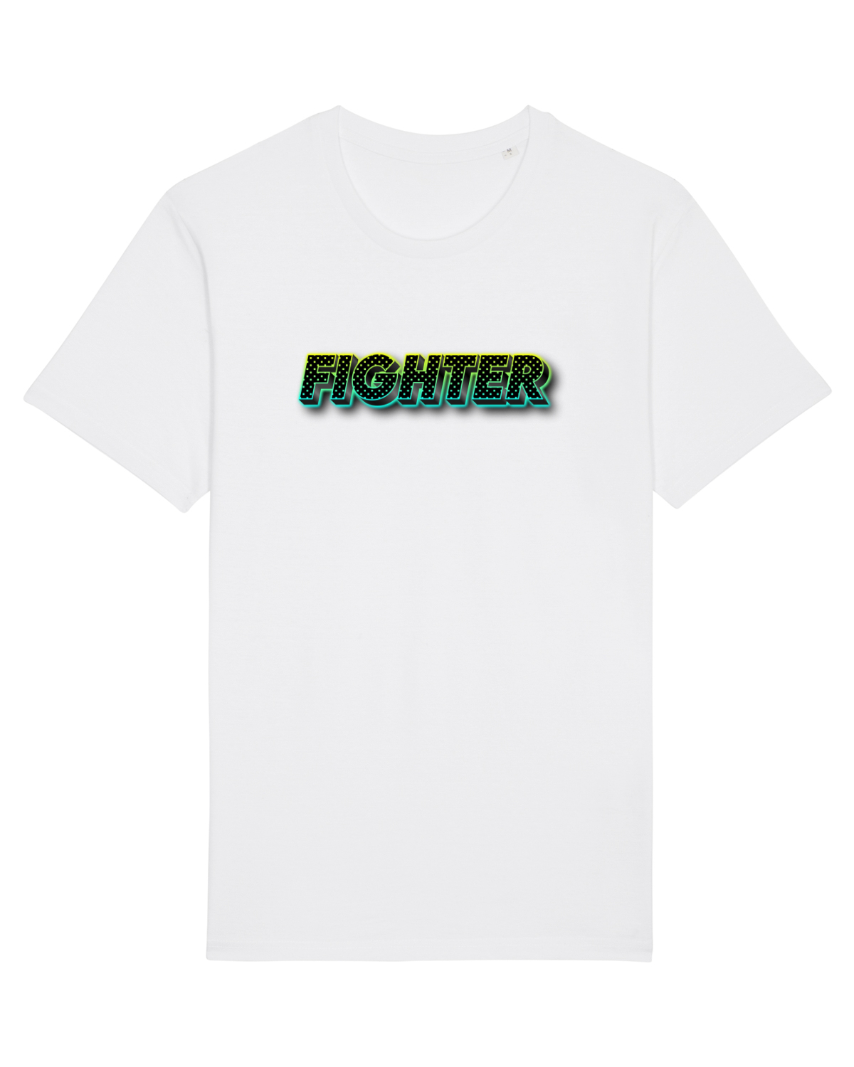 Tricou mânecă scurtă Unisex Rocker White