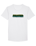 Fighter  Tricou mânecă scurtă guler larg Bărbat Skater