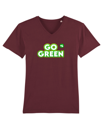 Go green  Burgundy