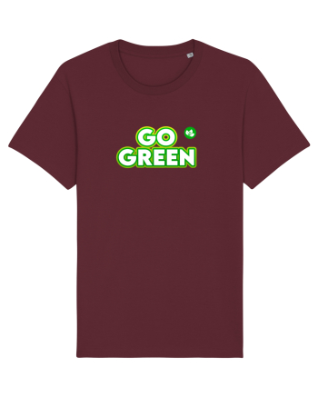Go green  Burgundy