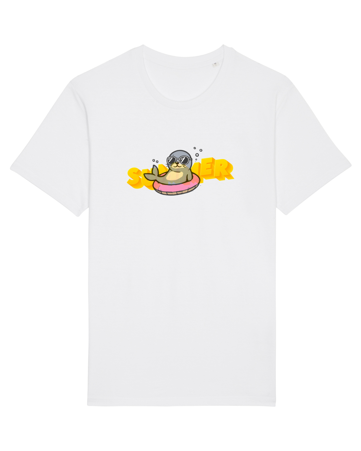 Tricou mânecă scurtă Unisex Rocker White