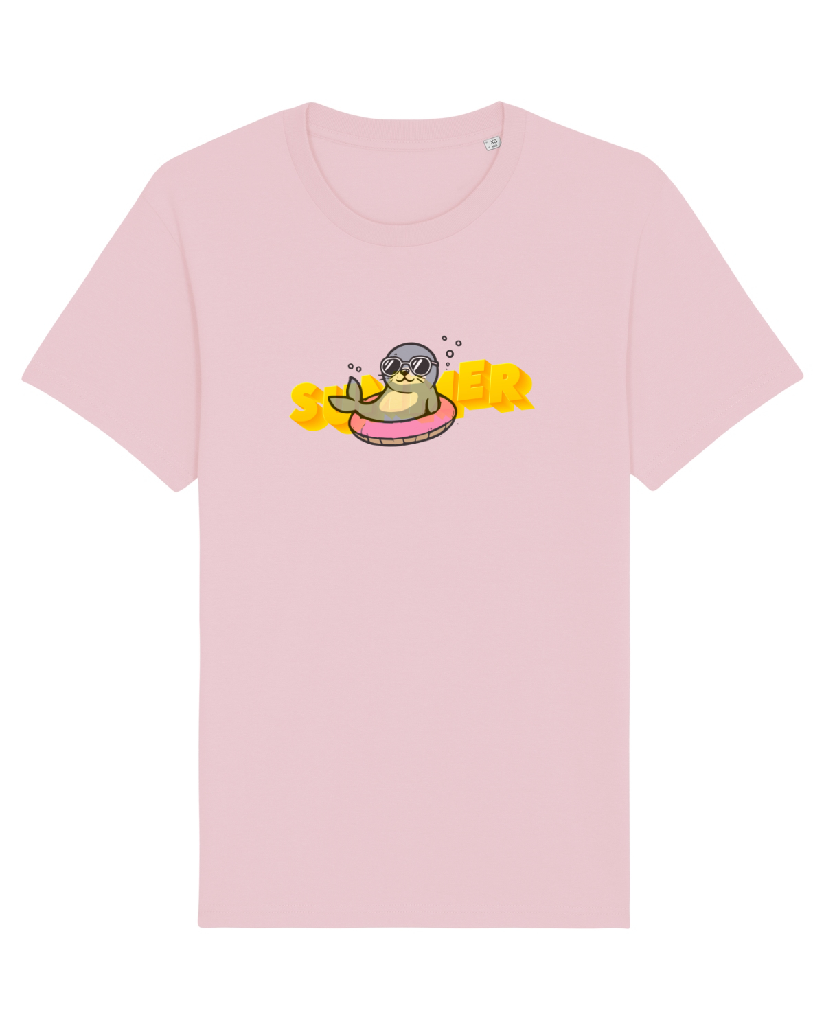 Tricou mânecă scurtă Unisex Rocker Cotton Pink