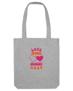 Love more-worry less Sacoșă textilă