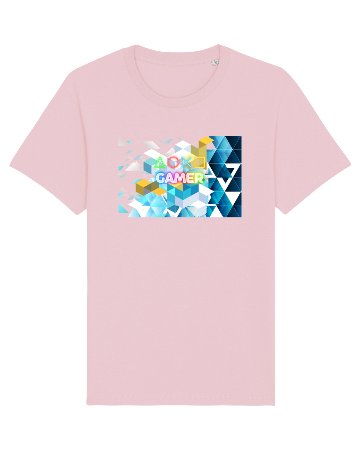 Tricou mânecă scurtă Unisex Rocker Cotton Pink