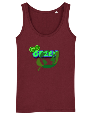 Go green  Burgundy