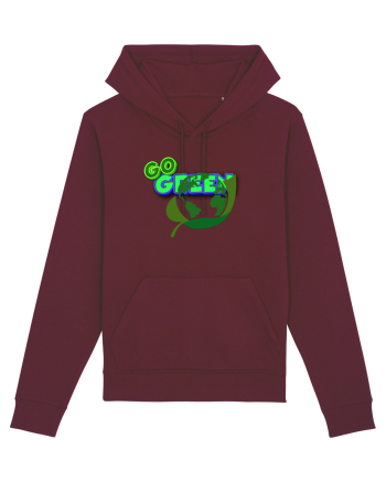 Go green  Burgundy