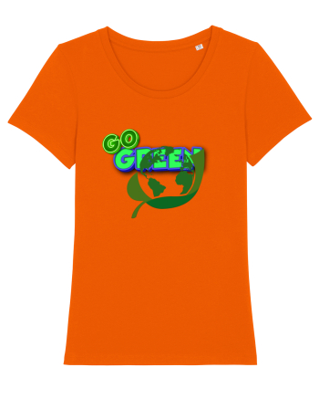 Go green  Bright Orange