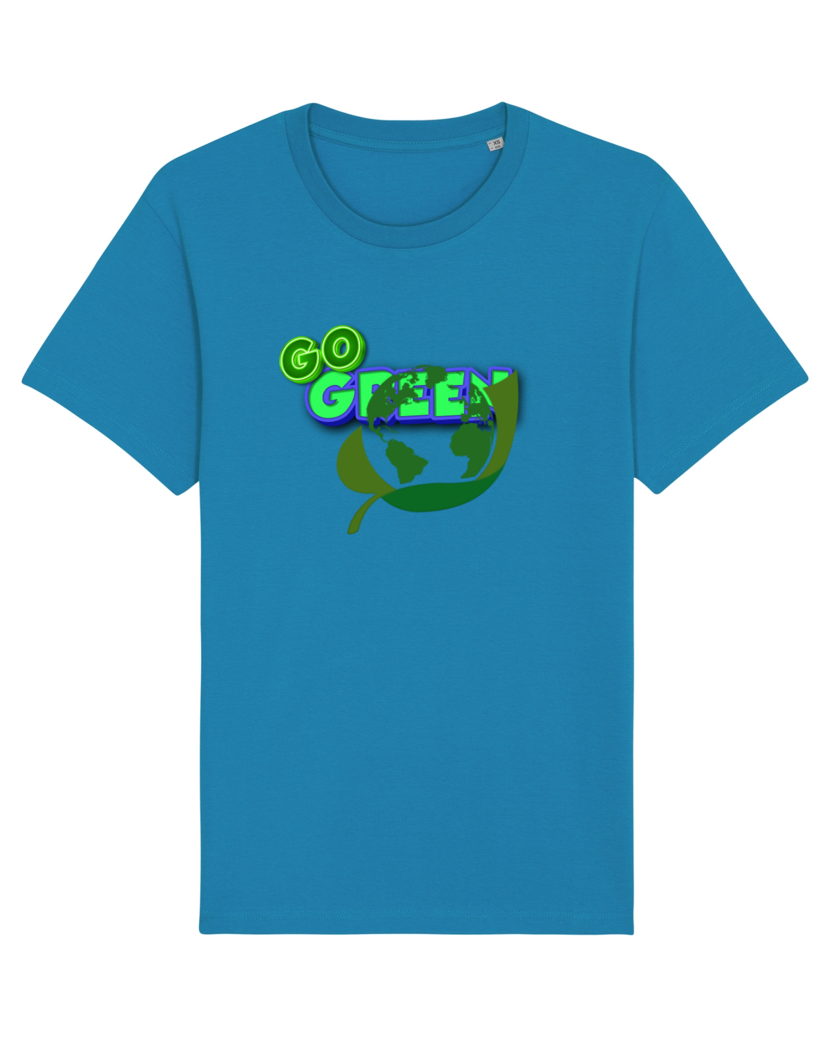 Tricou mânecă scurtă Unisex Rocker Azur