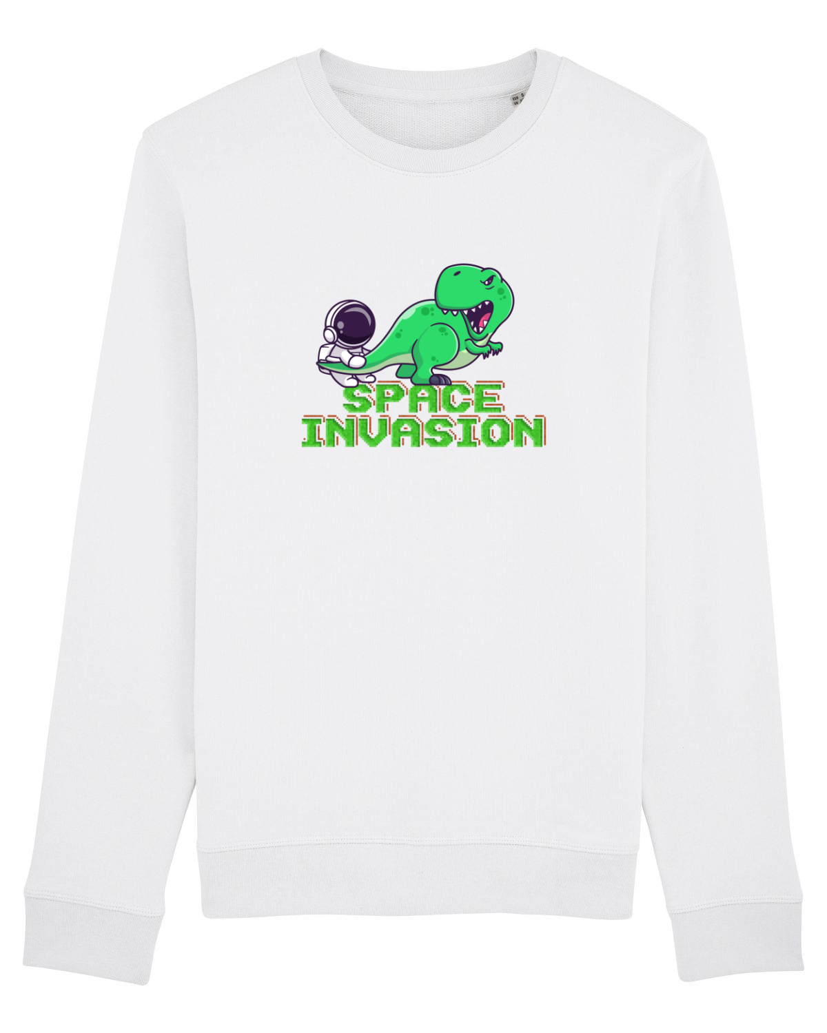 Bluză mânecă lungă Unisex Rise White