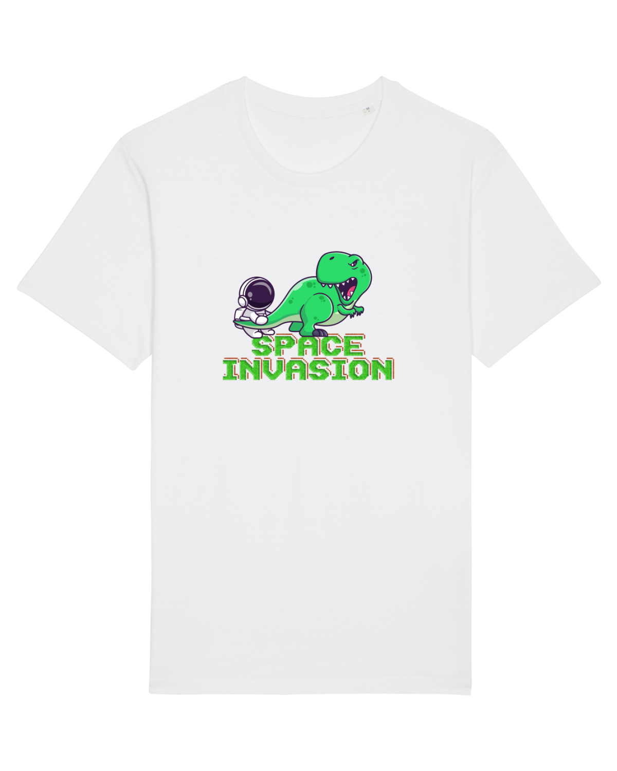 Tricou mânecă scurtă Unisex Rocker White