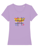 Game over  Tricou mânecă scurtă guler larg fitted Damă Expresser