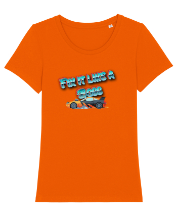 Fix IT like a boss Bright Orange