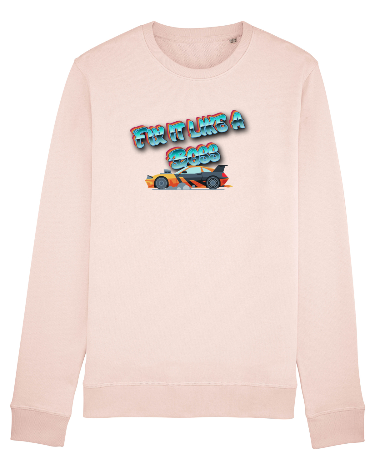 Bluză mânecă lungă Unisex Rise Candy Pink