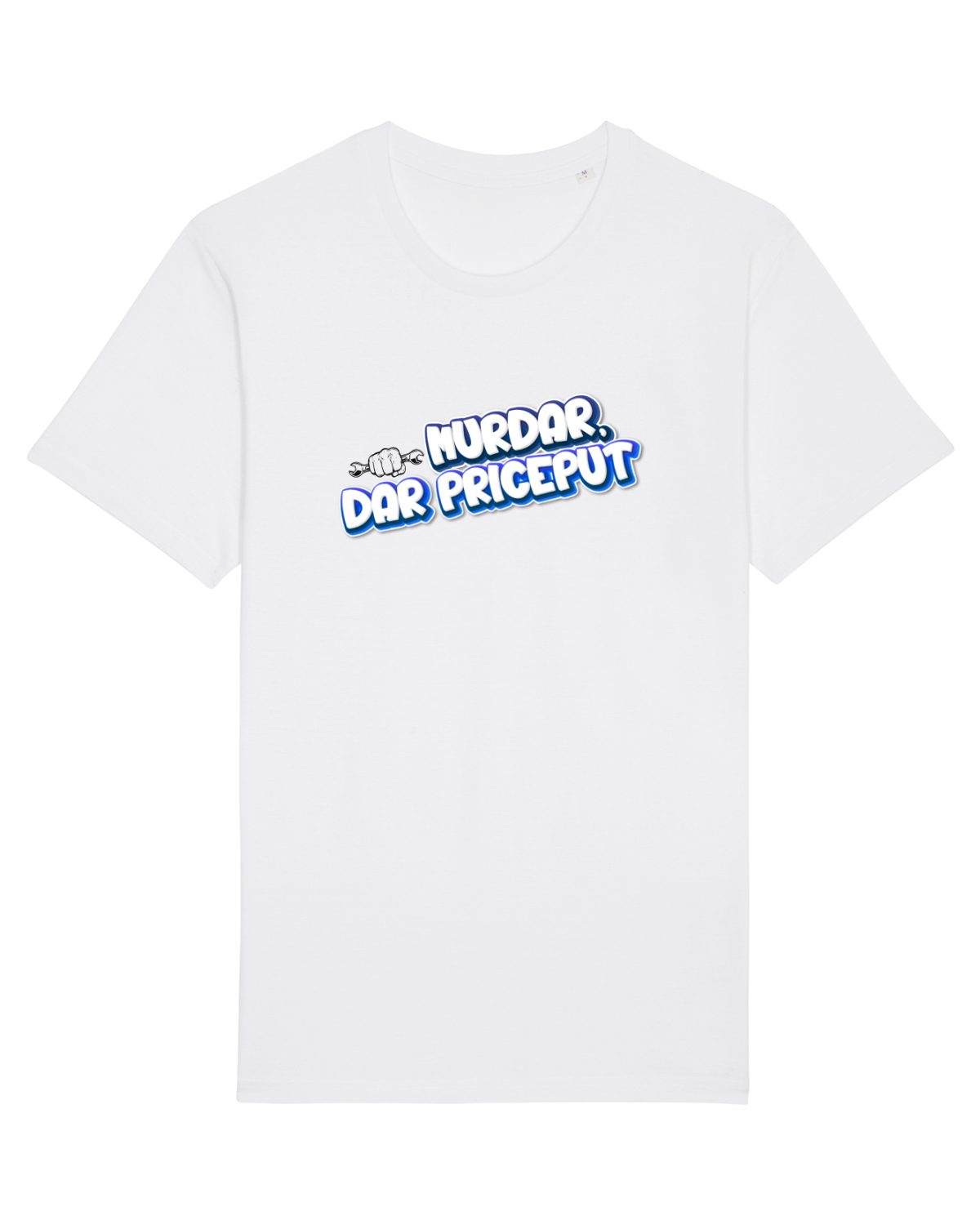 Tricou mânecă scurtă Unisex Rocker White
