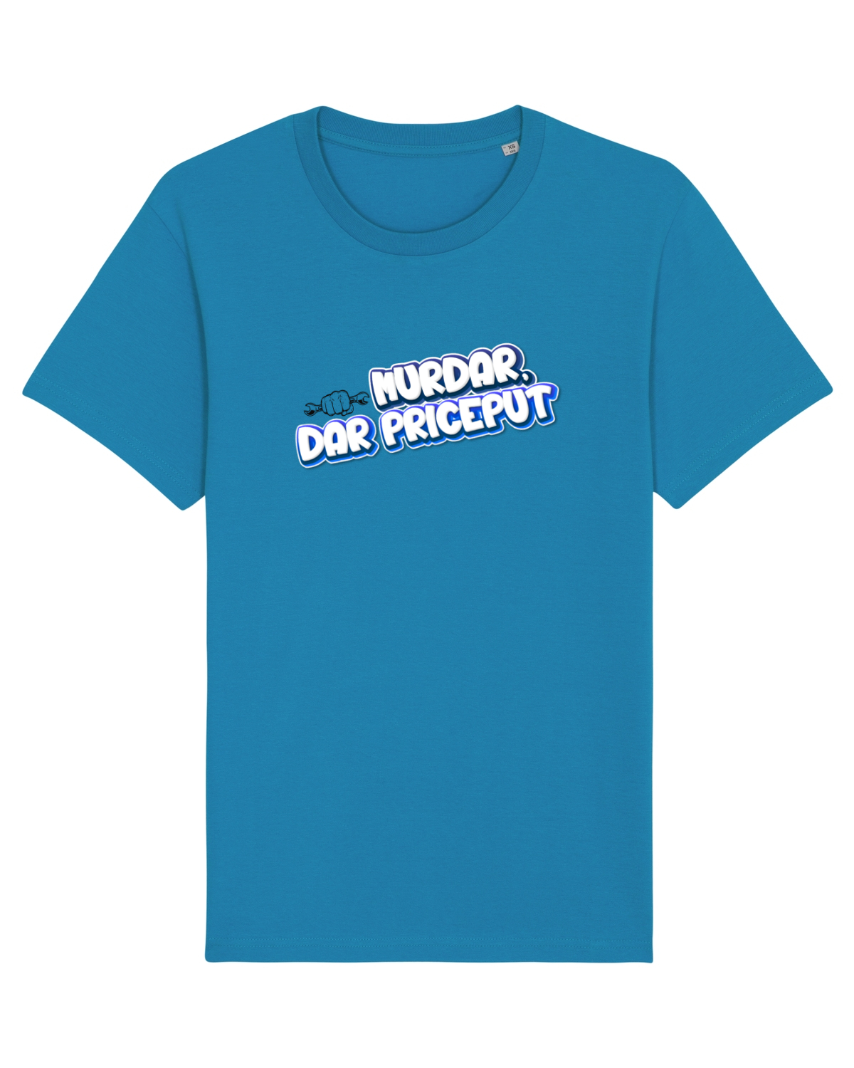 Tricou mânecă scurtă Unisex Rocker Azur