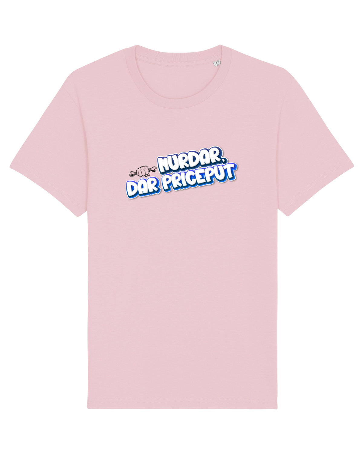 Tricou mânecă scurtă Unisex Rocker Cotton Pink