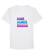 Fate.Prieten. Legenda  Tricou mânecă scurtă guler larg Bărbat Skater