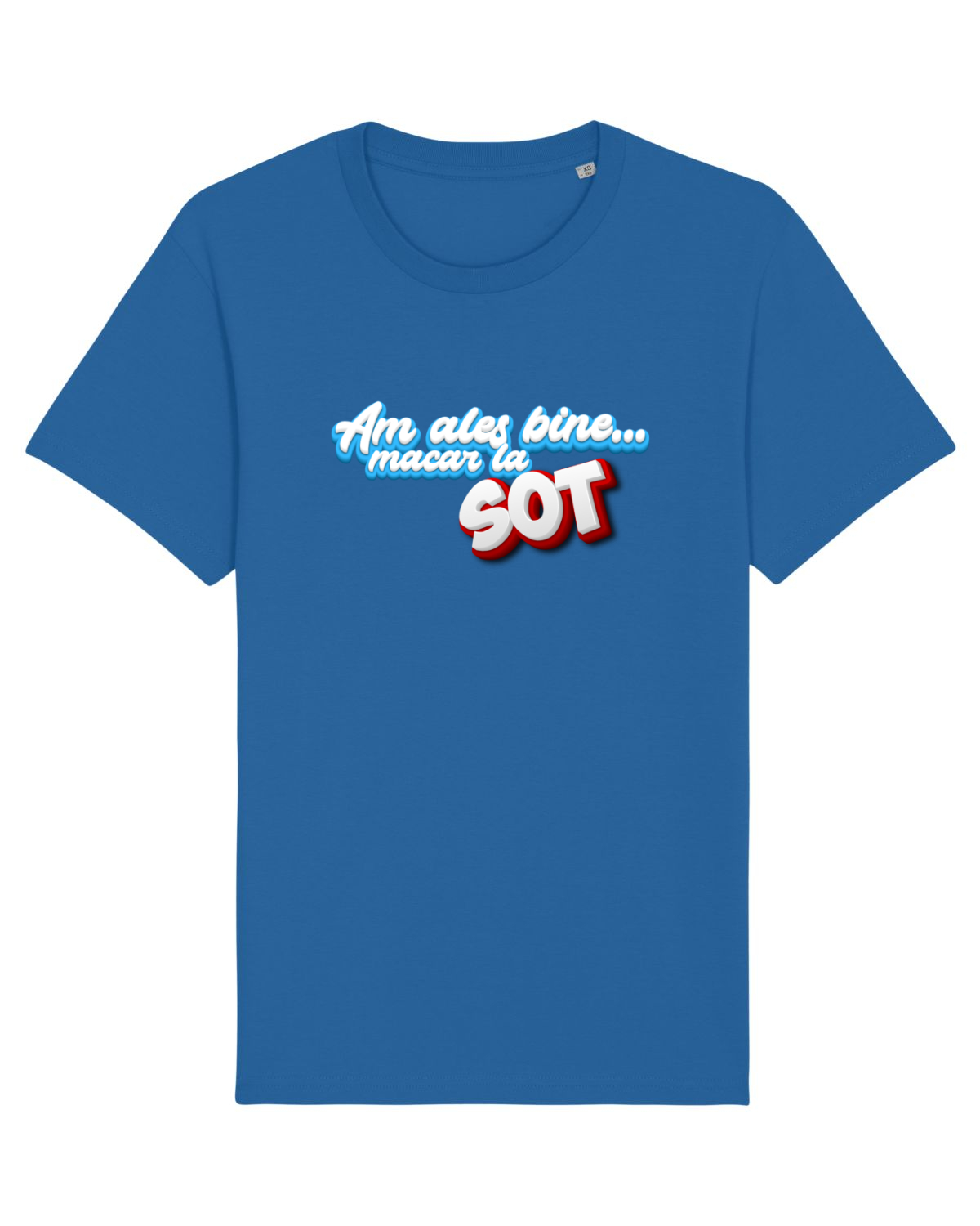 Tricou mânecă scurtă Unisex Rocker Royal Blue