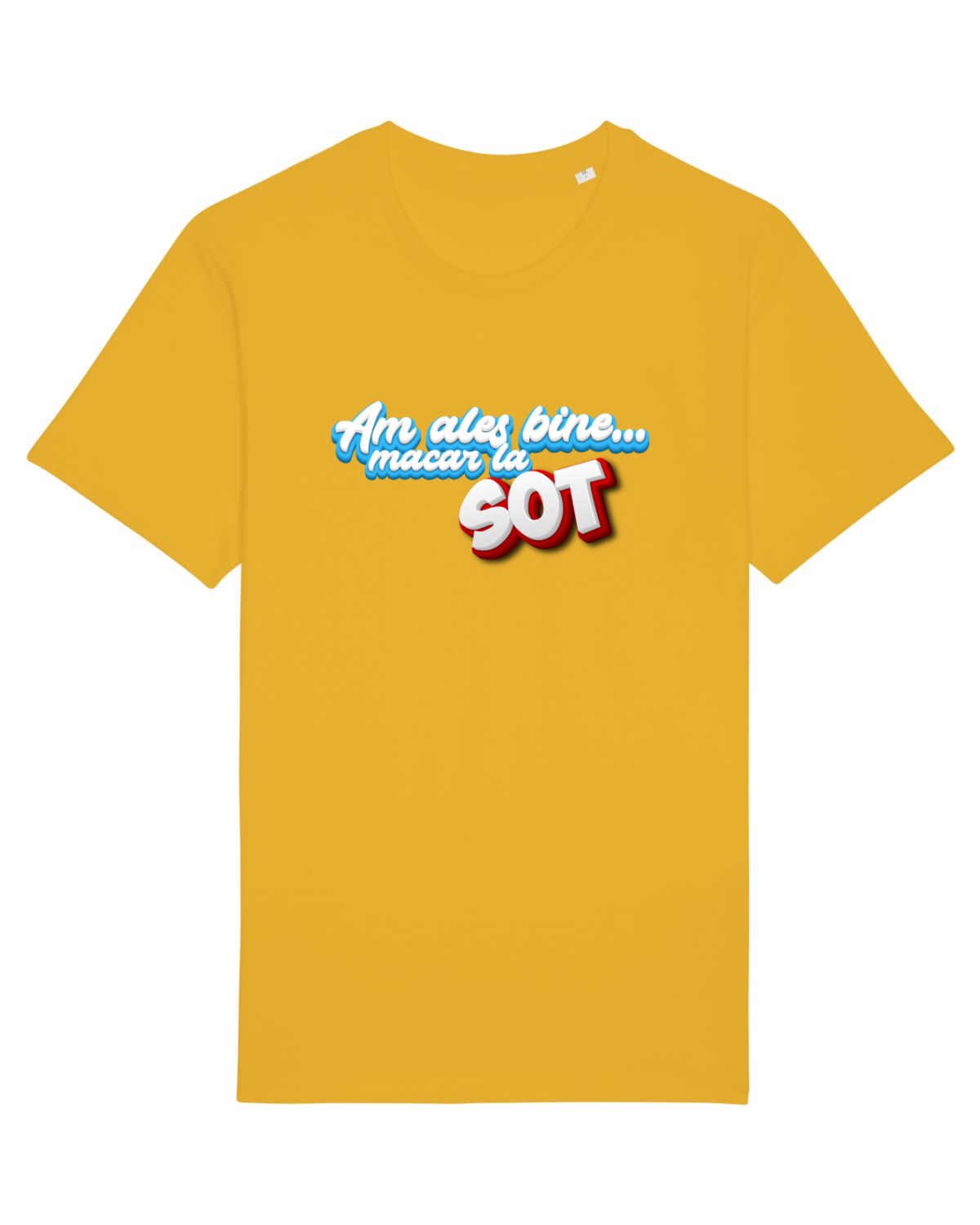 Tricou mânecă scurtă Unisex Rocker Spectra Yellow