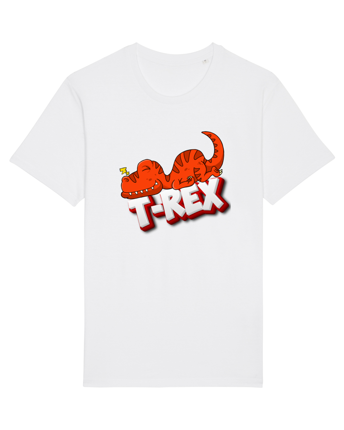 Tricou mânecă scurtă Unisex Rocker White