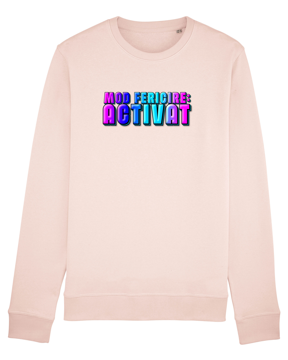 Bluză mânecă lungă Unisex Rise Candy Pink