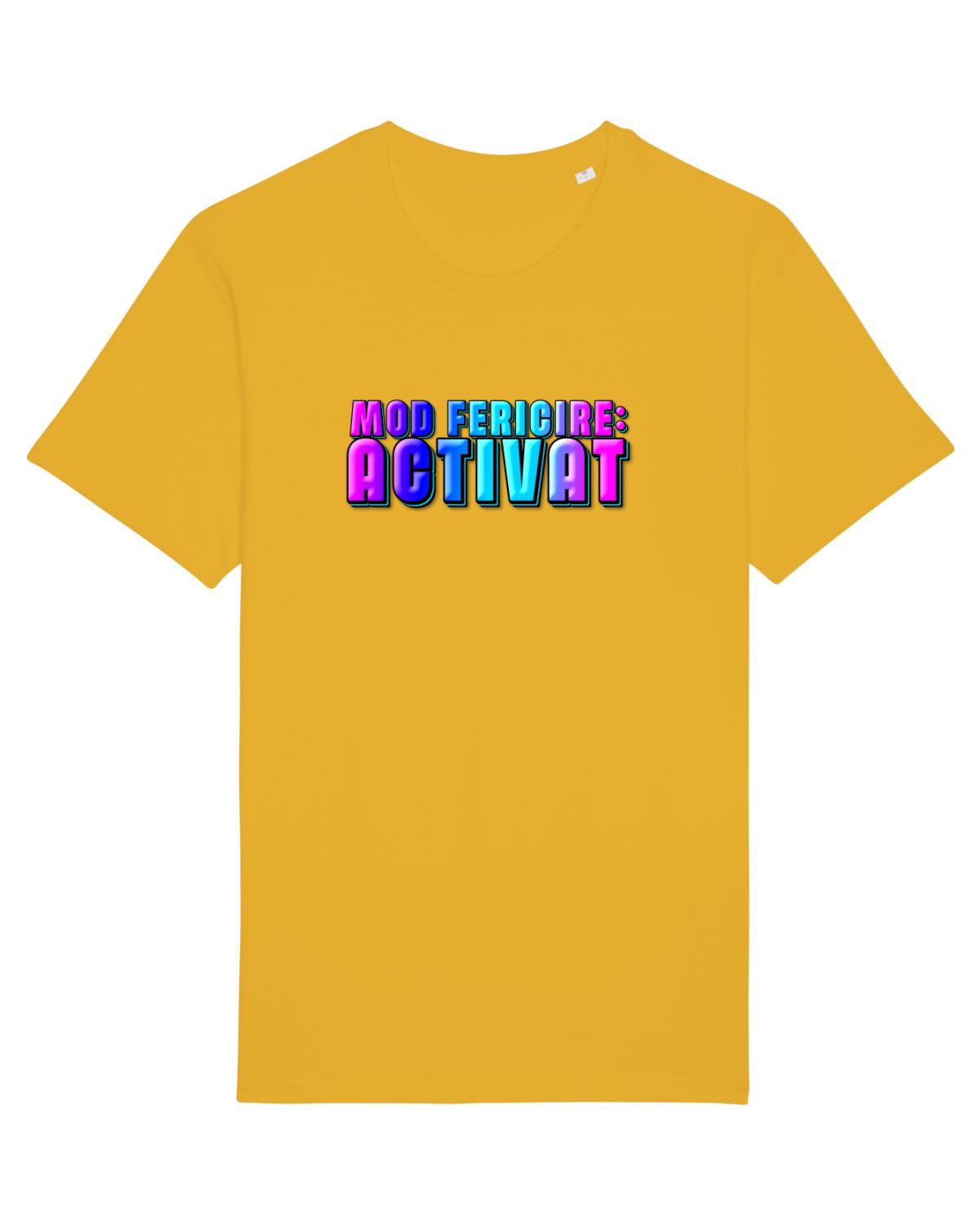 Tricou mânecă scurtă Unisex Rocker Spectra Yellow