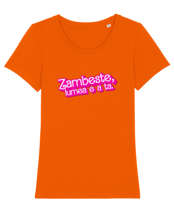 Zâmbește, lumea e a ta Bright Orange