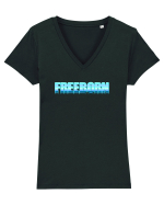 Freeborn  Tricou mânecă scurtă guler V Damă Evoker