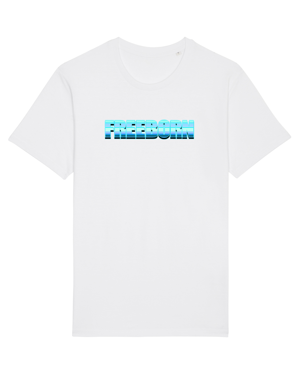 Tricou mânecă scurtă Unisex Rocker White