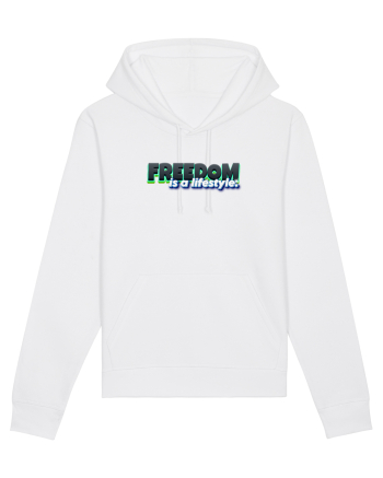 Freedom is a lifestyle  White
