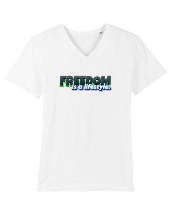 Freedom is a lifestyle  White