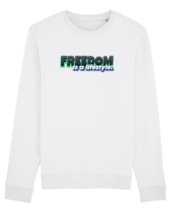 Freedom is a lifestyle  White