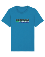 Freedom is a lifestyle  Tricou mânecă scurtă Unisex Rocker