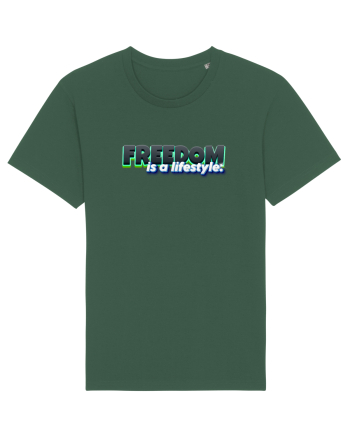 Freedom is a lifestyle  Bottle Green