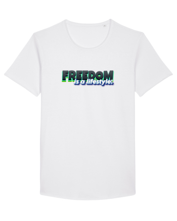 Freedom is a lifestyle  White